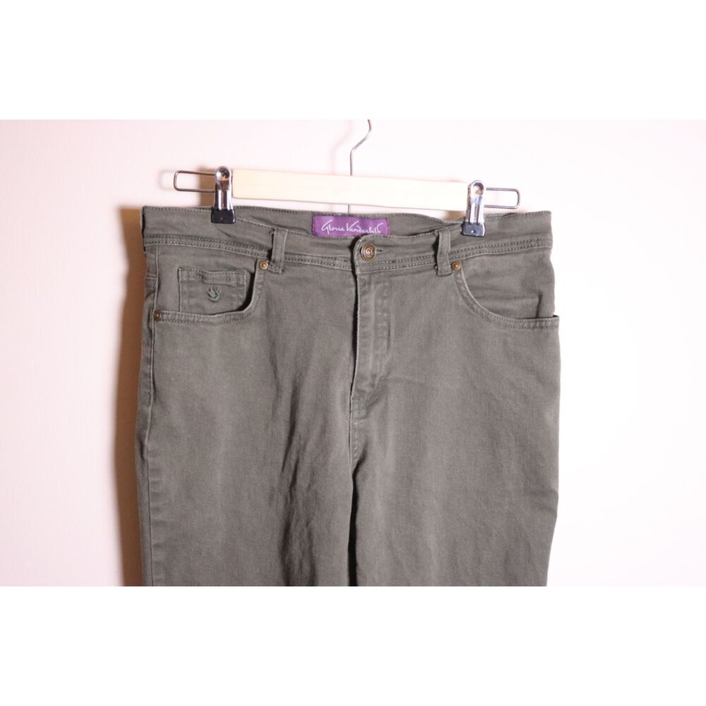 Gloria Vanderbilt Amanda Jeans – Dark Green, Size 10 Short, Straight Leg - Picture 5 of 7